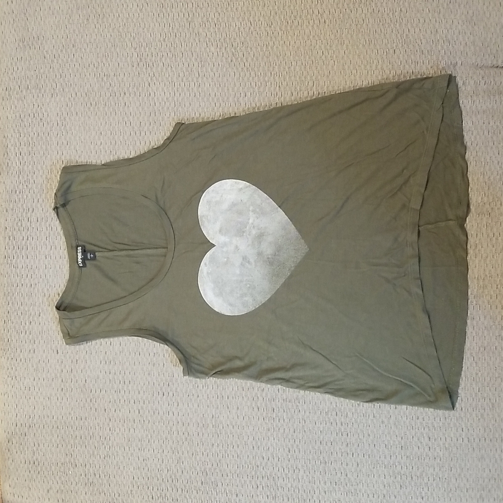 Express Moon Heart Tank Top